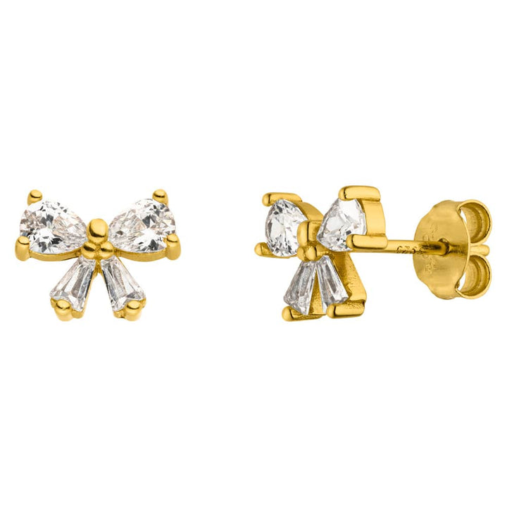 Bow Tie Stud Earrings | 925 real silver