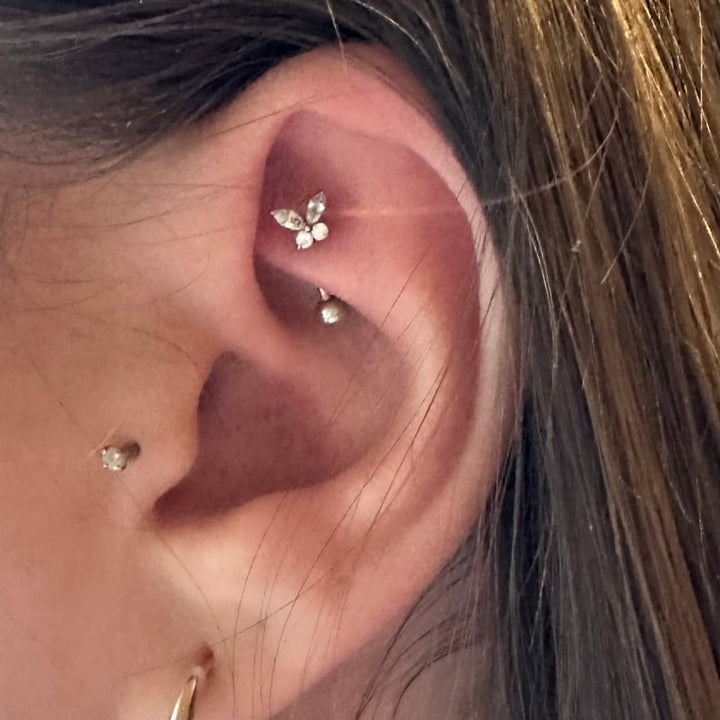 Piercing de tour papillon | Acier chirurgical