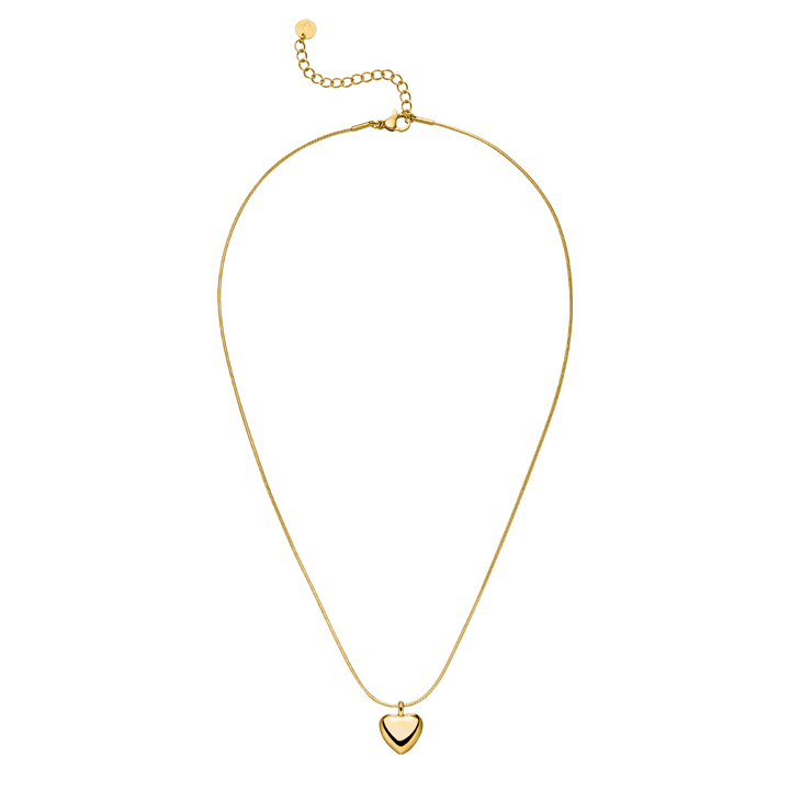 Elegant Heart Halskette | 18K vergoldet