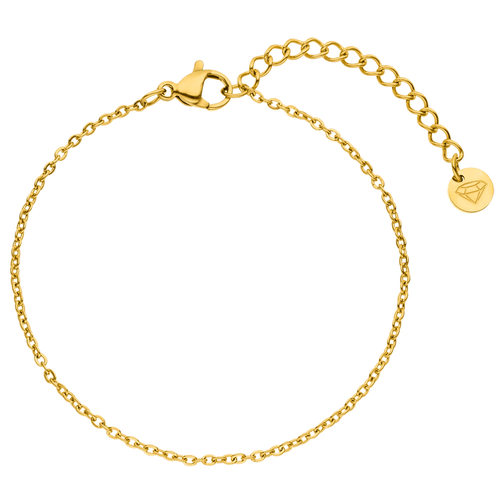 Dezentes Armband wasserfest 18K vergoldet Edelstahl filigran