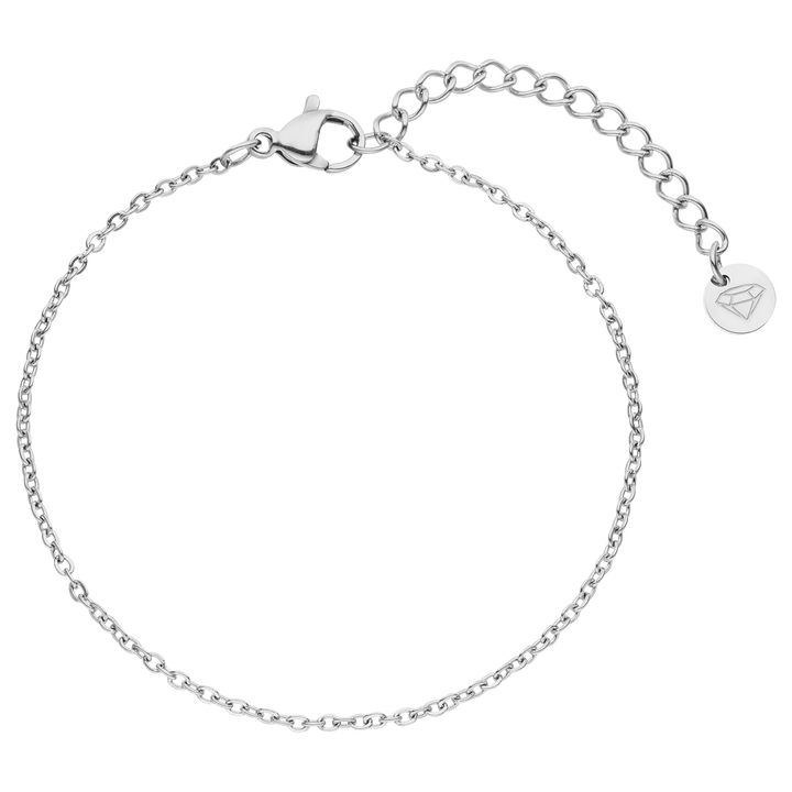 wasserfestes Armband Silber Edelstahl filigran dezent