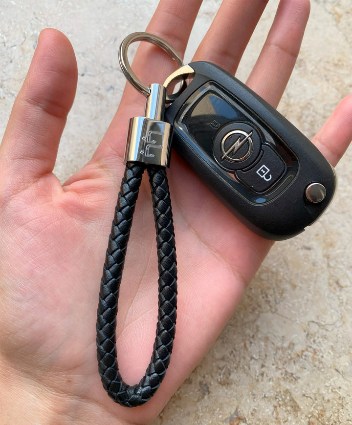 Keychain leather + engraving