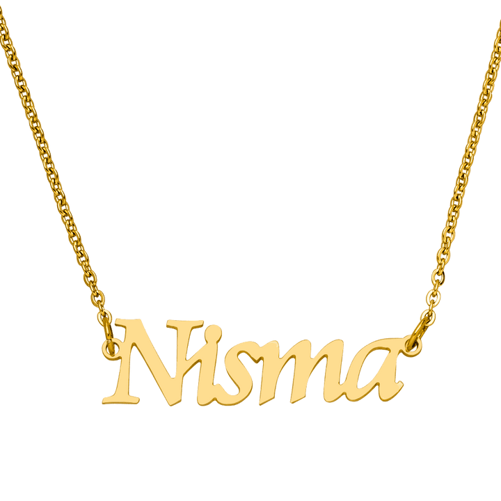 Name chain horizontal | 18K gold plated