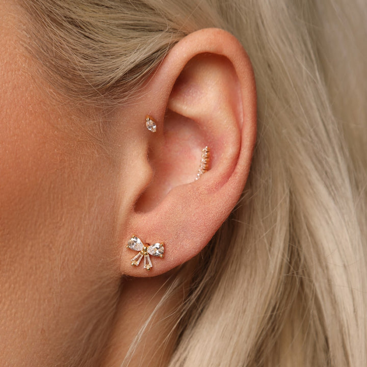 Single Stone Piercing | titanium