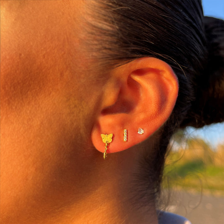 Boucles d'oreilles Emmelina | Plaqué or 18 carats