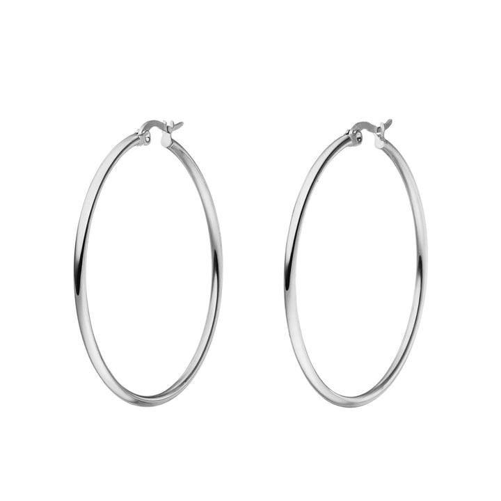 Mid Hoops Earrings | 18K gold plated