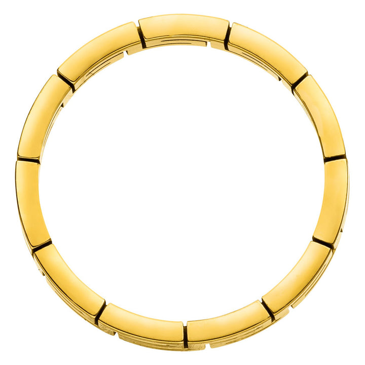 Griechenland Muster Ring Wellen Design Tribal Ornament Gold